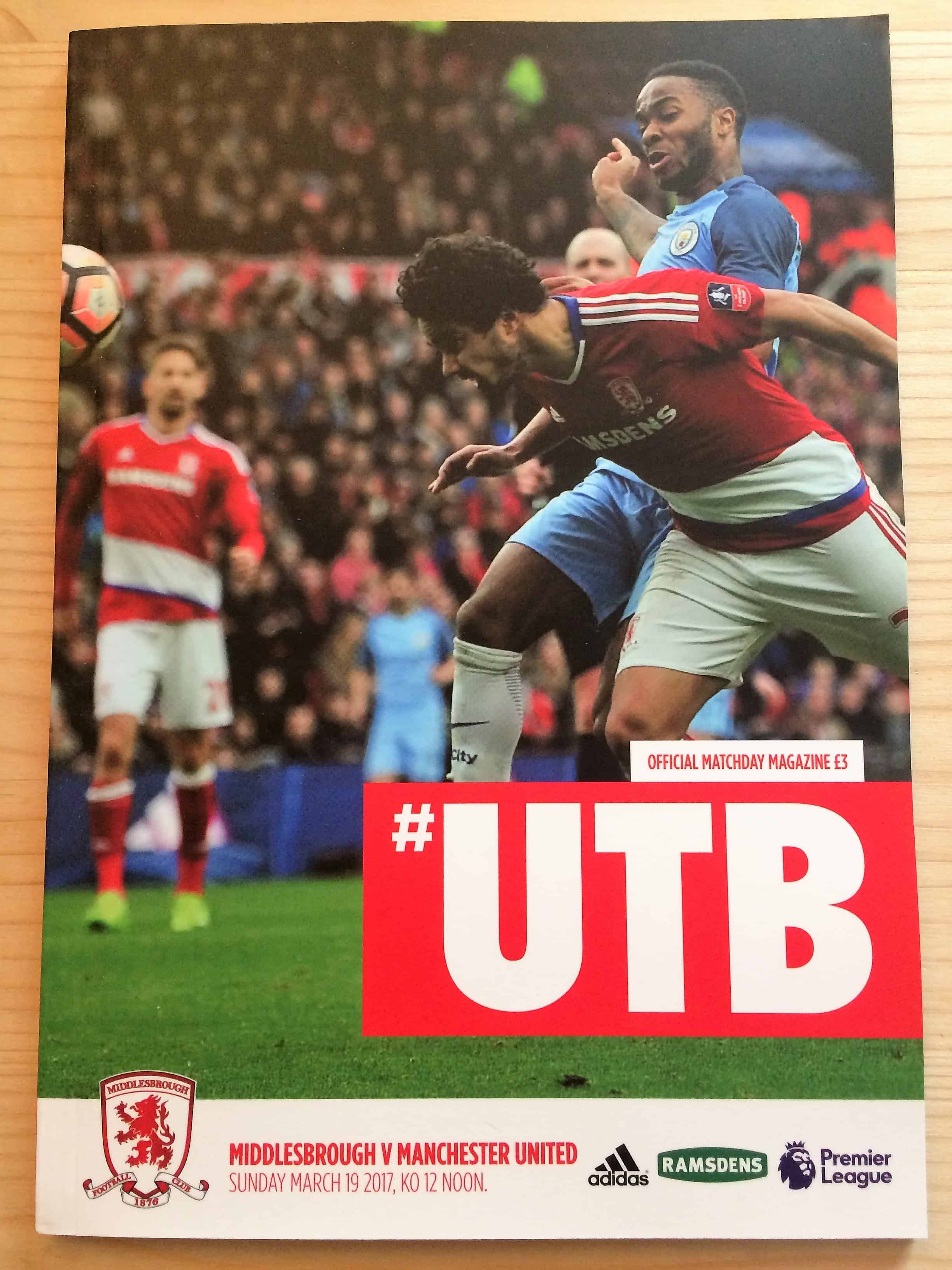 Middlesbrough FC v Manchester United FC